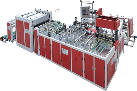 編織袋電動(dòng)切套縫印收一體機(jī)